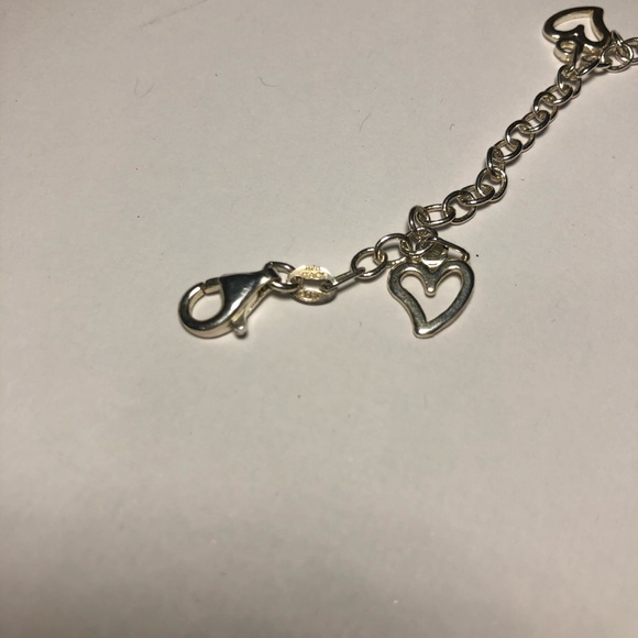 Sterling silver Italy heart bracelet - Picture 4 of 6